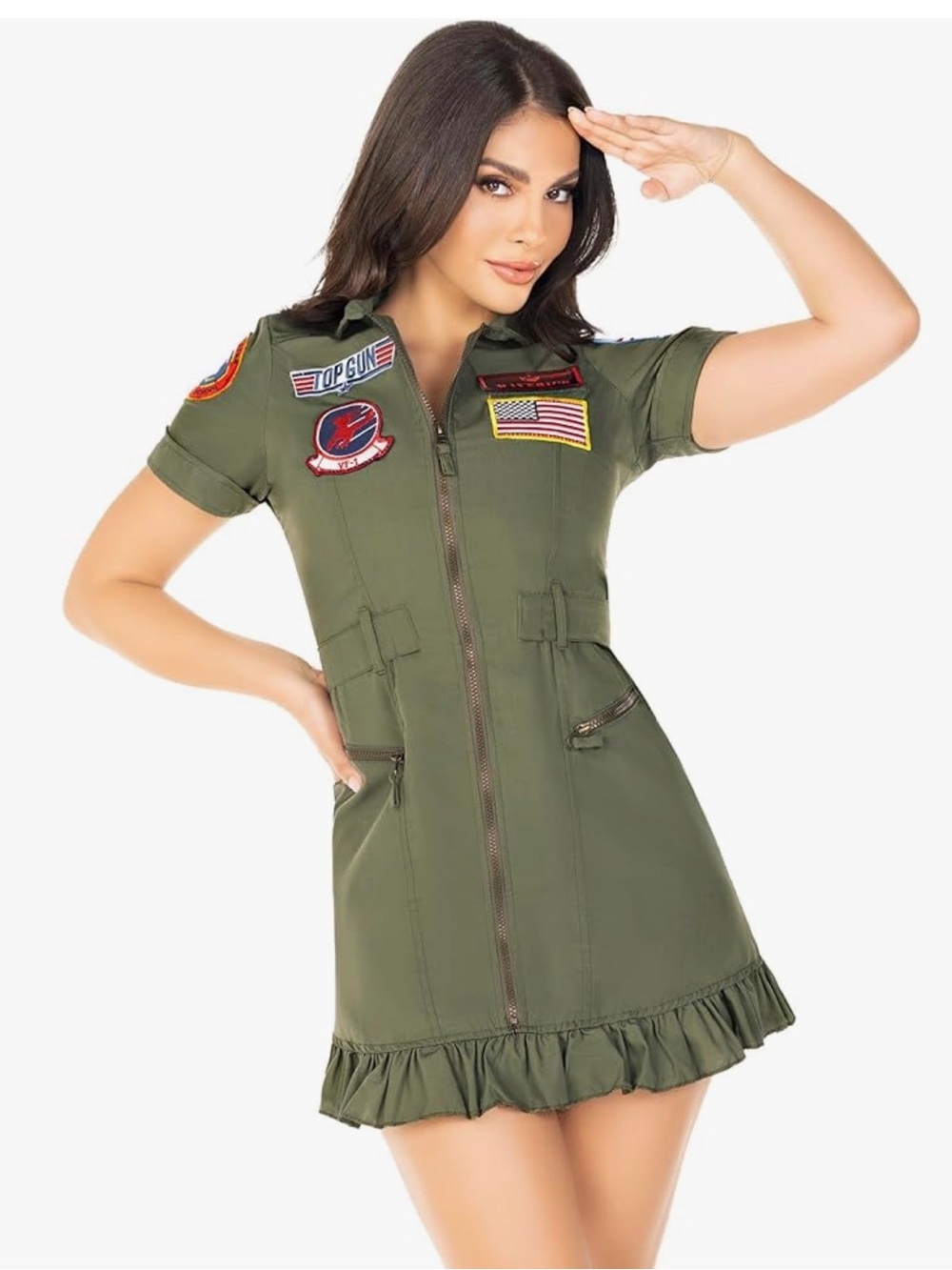 Women’s Top Gun Flight Dress Costume